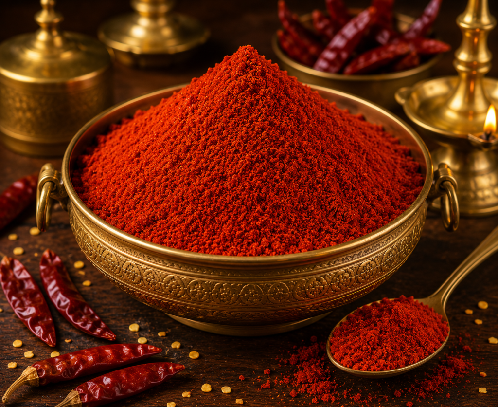 Homemade Red Chilli Powder Recipe