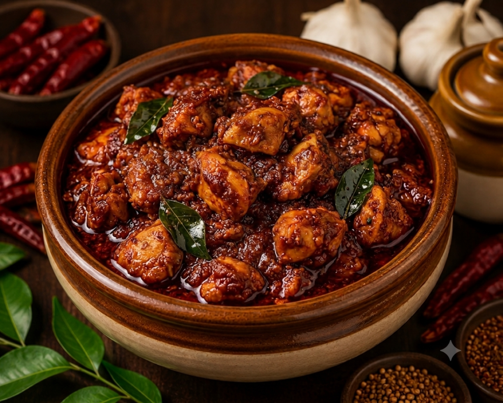 Andhra Chicken Pickle Recipe – Spicy Homemade Chicken Pickle